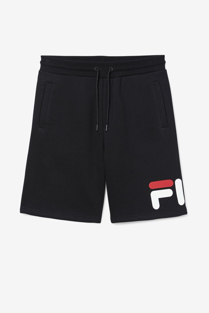 Fila Shorts Mens Black - Furzer - Philippines 8054612-SN